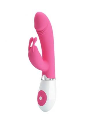 Pretty Love GENE silikonski vibrator sa klit stimulatorom-  BI 14224-2